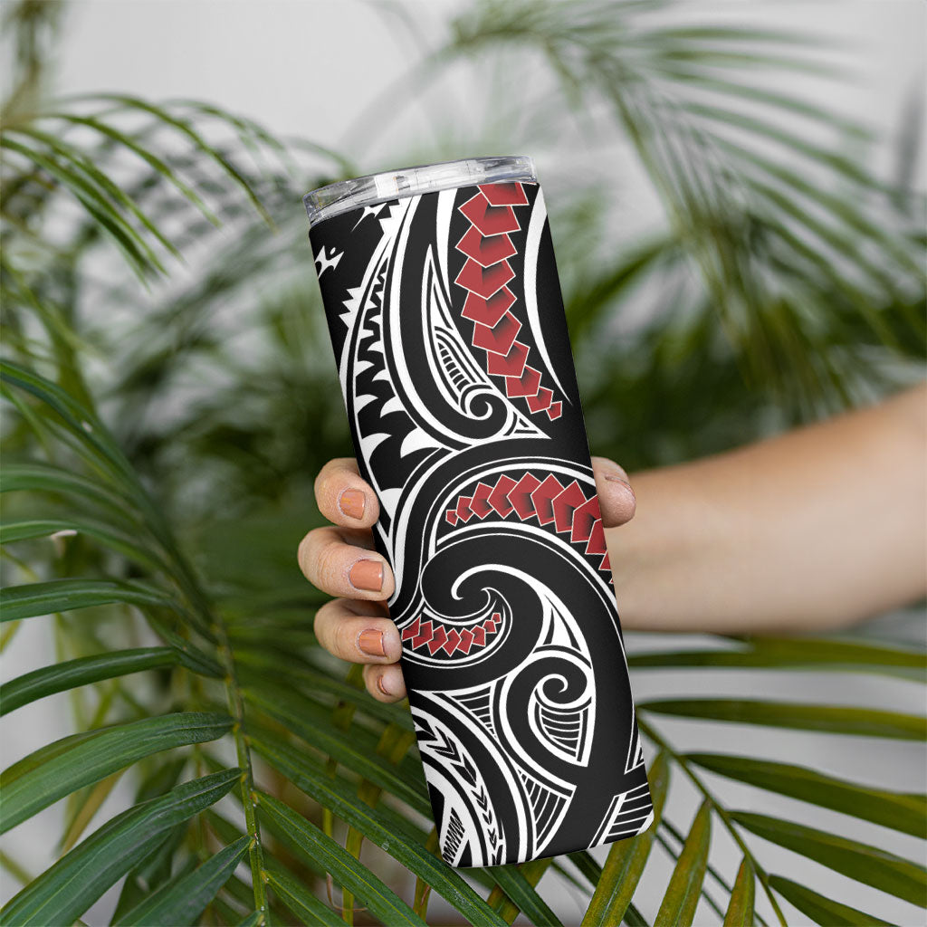 New Zealand Darts Hei Manaia Skinny Tumbler Classic Kowhaiwhai