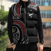 New Zealand Darts Personalized Hei Manaia Sleeveless Puffer Jacket Classic Kowhaiwhai