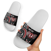 New Zealand Darts Personalized Hei Manaia Slide Sandals Classic Kowhaiwhai