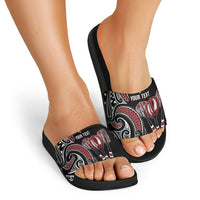 New Zealand Darts Personalized Hei Manaia Slide Sandals Classic Kowhaiwhai