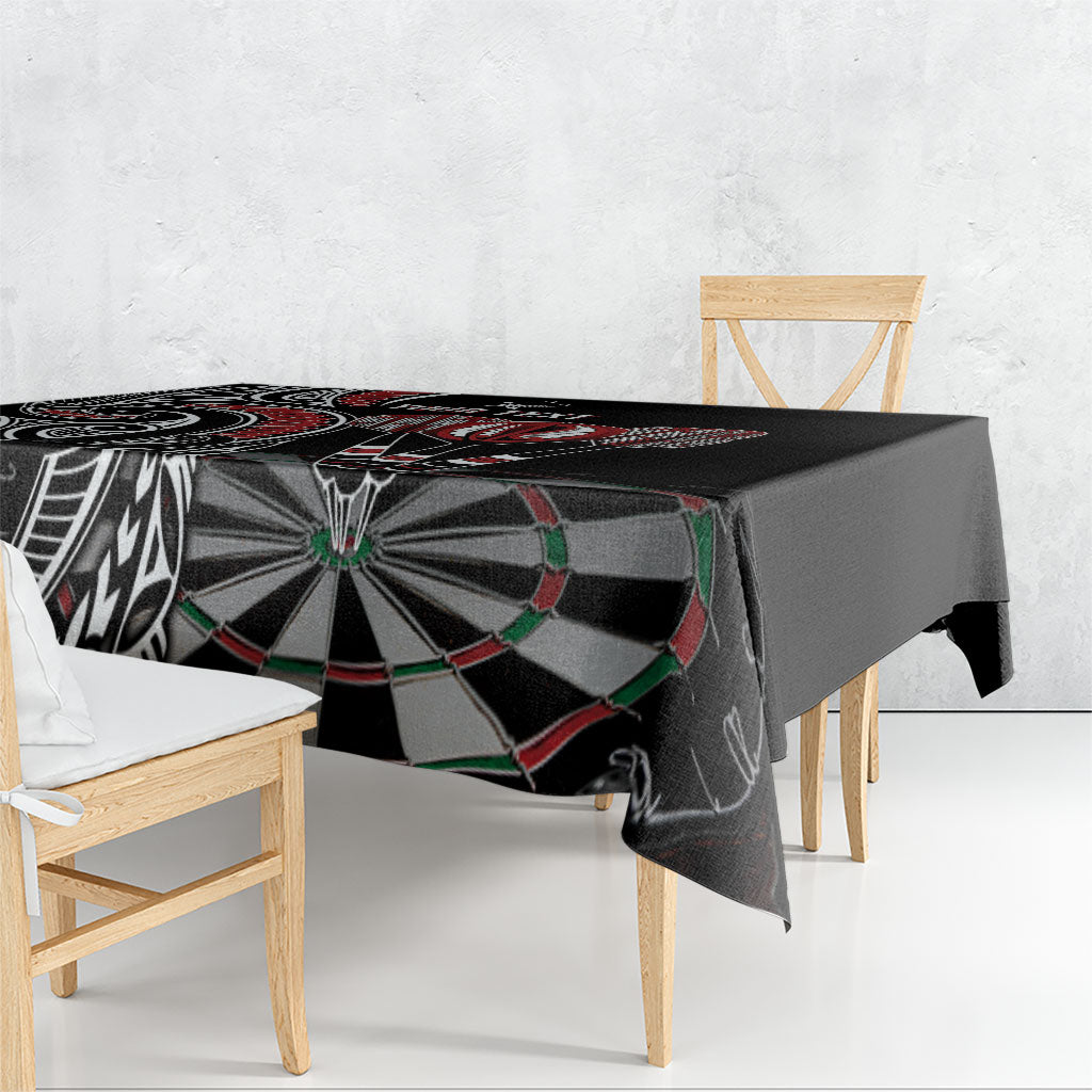 New Zealand Darts Personalized Hei Manaia Tablecloth Classic Kowhaiwhai