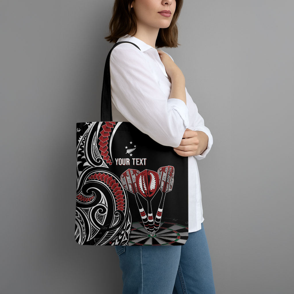 New Zealand Darts Personalized Hei Manaia Tote Bag Classic Kowhaiwhai