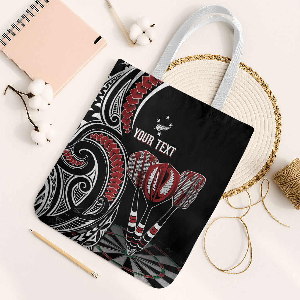 New Zealand Darts Personalized Hei Manaia Tote Bag Classic Kowhaiwhai