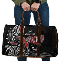 New Zealand Darts Personalized Hei Manaia Travel Bag Classic Kowhaiwhai