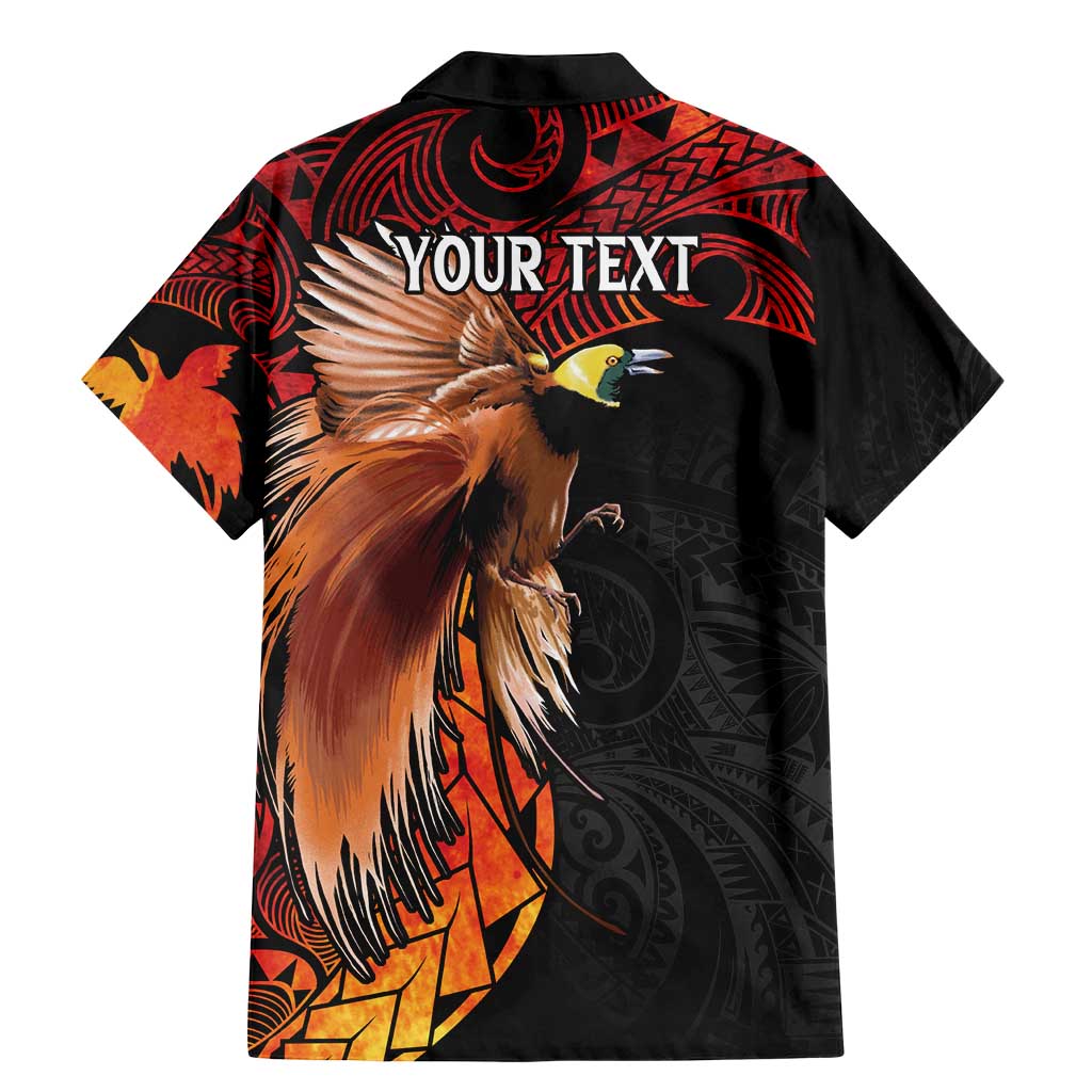 Papua New Guinea Personalised Family Matching Mermaid Dress and Hawaiian Shirt Grunge Style 49th Independence Anni