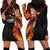 Papua New Guinea Personalised Hoodie Dress Grunge Style 49th Independence Anni