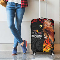 Papua New Guinea Luggage Cover Grunge Style 49th Independence Anni