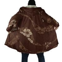 Aloha Hawaii Floral Tapa Cloak Patchwork Mocha - Polynesian Pride