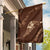 Aloha Hawaii Floral Tapa Garden Flag Patchwork Mocha - Polynesian Pride