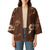 Aloha Hawaii Floral Tapa Kimono Patchwork Mocha - Polynesian Pride