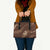 Aloha Hawaii Floral Tapa Leather Bag Patchwork Mocha - Polynesian Pride