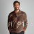 Aloha Hawaii Floral Tapa Long Sleeve Polo Shirt Patchwork Mocha - Polynesian Pride