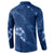 Aloha Hawaii Floral Tapa Button Sweatshirt Patchwork Navy - Polynesian Pride