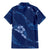 Aloha Hawaii Floral Tapa Family Matching Mermaid Dress and Hawaiian Shirt Patchwork Navy - Polynesian Pride