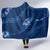 Aloha Hawaii Floral Tapa Hooded Blanket Patchwork Navy - Polynesian Pride