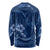 Aloha Hawaii Floral Tapa Long Sleeve Shirt Patchwork Navy - Polynesian Pride