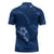 Aloha Hawaii Floral Tapa Zipper Polo Shirt Patchwork Navy - Polynesian Pride