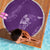 Aloha Hawaii Floral Tapa Beach Blanket Patchwork Violet - Polynesian Pride