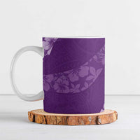 Aloha Hawaii Floral Tapa Ceramic Mug Patchwork Violet LT7 Violet - Polynesian Pride
