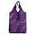 Aloha Hawaii Floral Tapa Grocery Bag Patchwork Violet - Polynesian Pride