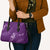Aloha Hawaii Floral Tapa Leather Bag Patchwork Violet - Polynesian Pride