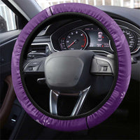 Aloha Hawaii Floral Tapa Steering Wheel Cover Patchwork Violet - Polynesian Pride