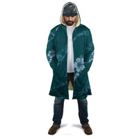 Aloha Hawaii Floral Tapa Cloak Patchwork Teal - Polynesian Pride