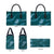 Aloha Hawaii Floral Tapa Leather Bag Patchwork Teal - Polynesian Pride