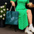 Aloha Hawaii Floral Tapa Tote Bag Patchwork Teal - Polynesian Pride