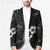 Aloha Hawaii Floral Tapa Blazer Patchwork Charcoal - Polynesian Pride