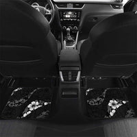 Aloha Hawaii Floral Tapa Car Mats Patchwork Charcoal - Polynesian Pride
