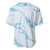 Aloha Hawaii Floral Tapa Baseball Jersey Patchwork Turquoise - Polynesian Pride
