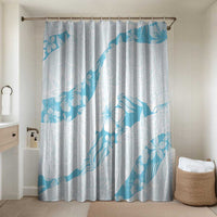 Aloha Hawaii Floral Tapa Bathroom Set Patchwork Turquoise - Polynesian Pride