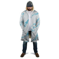 Aloha Hawaii Floral Tapa Cloak Patchwork Turquoise - Polynesian Pride