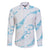 Aloha Hawaii Floral Tapa Family Matching Mermaid Dress and Hawaiian Shirt Patchwork Turquoise - Polynesian Pride