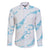 Aloha Hawaii Floral Tapa Family Matching Short Sleeve Bodycon Dress and Hawaiian Shirt Patchwork Turquoise - Polynesian Pride