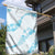 Aloha Hawaii Floral Tapa Garden Flag Patchwork Turquoise - Polynesian Pride