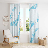Aloha Hawaii Floral Tapa Window Curtain Patchwork Turquoise LT7 - Polynesian Pride