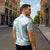 Aloha Hawaii Floral Tapa Zipper Polo Shirt Patchwork Turquoise - Polynesian Pride