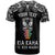 Personalised Kia Kaha Te Reo Maori T Shirt Hei Tiki Mix Koru - Black LT7 - Polynesian Pride