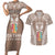 personalised-kia-kaha-te-reo-maori-couples-matching-short-sleeve-bodycon-dress-and-hawaiian-shirt-hei-tiki-mix-koru-brown