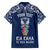 personalised-kia-kaha-te-reo-maori-family-matching-off-shoulder-maxi-dress-and-hawaiian-shirt-hei-tiki-mix-koru-navy-blue