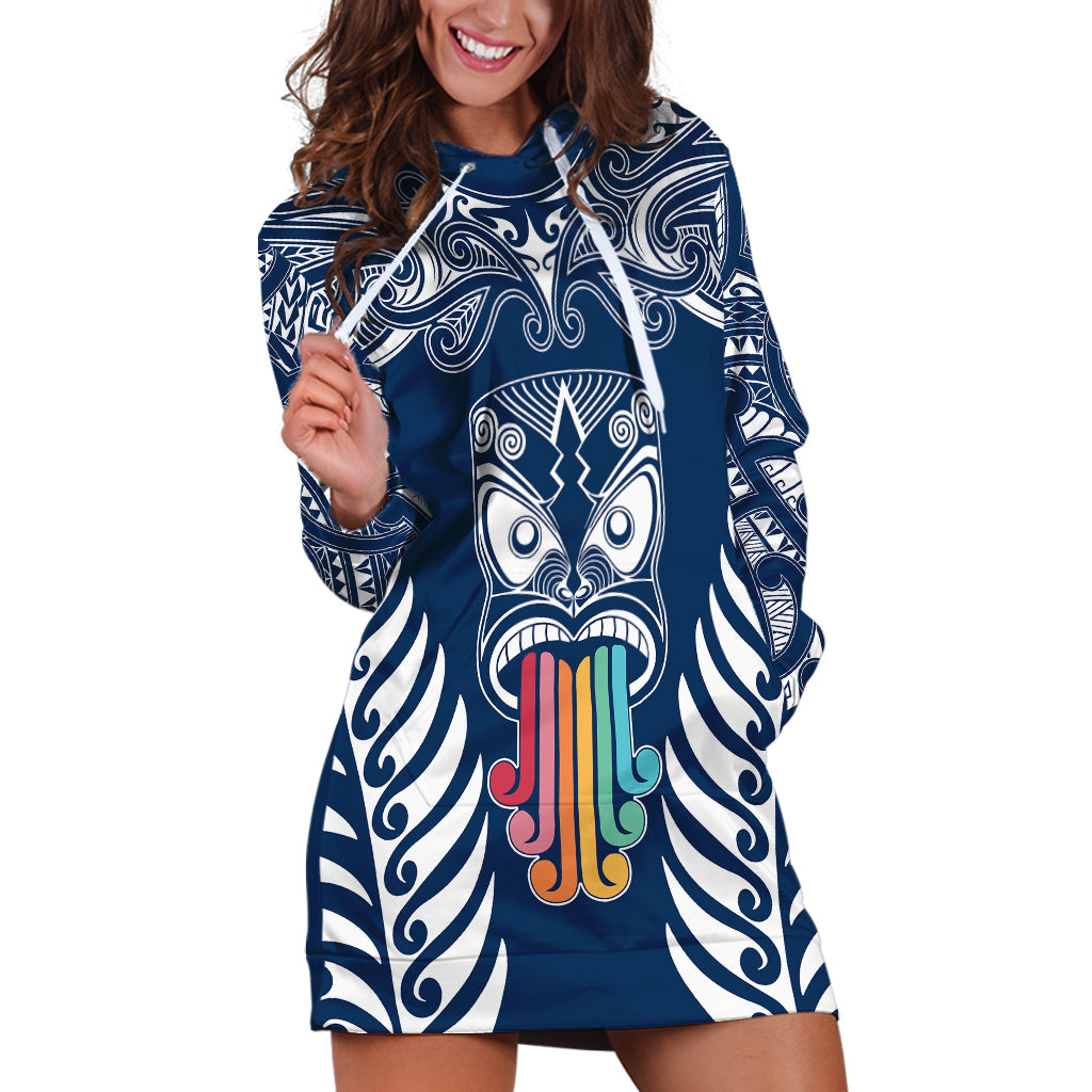 personalised-kia-kaha-te-reo-maori-hoodie-dress-hei-tiki-mix-koru-navy-blue