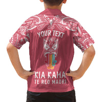 personalised-kia-kaha-te-reo-maori-family-matching-off-shoulder-maxi-dress-and-hawaiian-shirt-hei-tiki-mix-koru-pink
