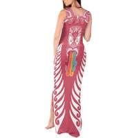 personalised-kia-kaha-te-reo-maori-tank-maxi-dress-hei-tiki-mix-koru-pink
