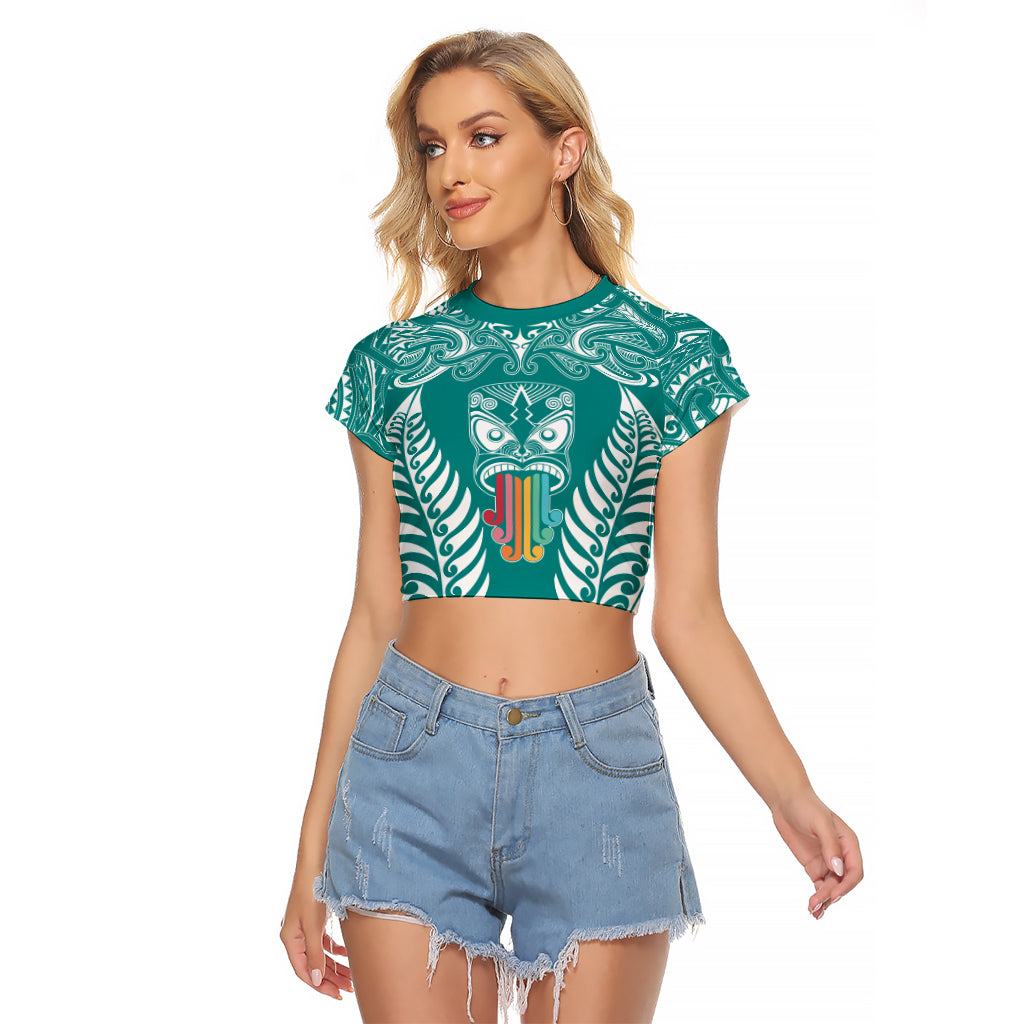 personalised-kia-kaha-te-reo-maori-raglan-cropped-t-shirt-hei-tiki-mix-koru-teal