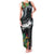 Outrigger Canoe Black Family Matching Tank Maxi Dress and Hawaiian Shirt On The Waves