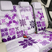 Vintage Hawaii Back Car Seat Cover Hawaiian Quilt Kapa Mismatch Purple