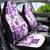 Vintage Hawaii Car Seat Cover Hawaiian Quilt Kapa Mismatch Purple LT7 - Polynesian Pride