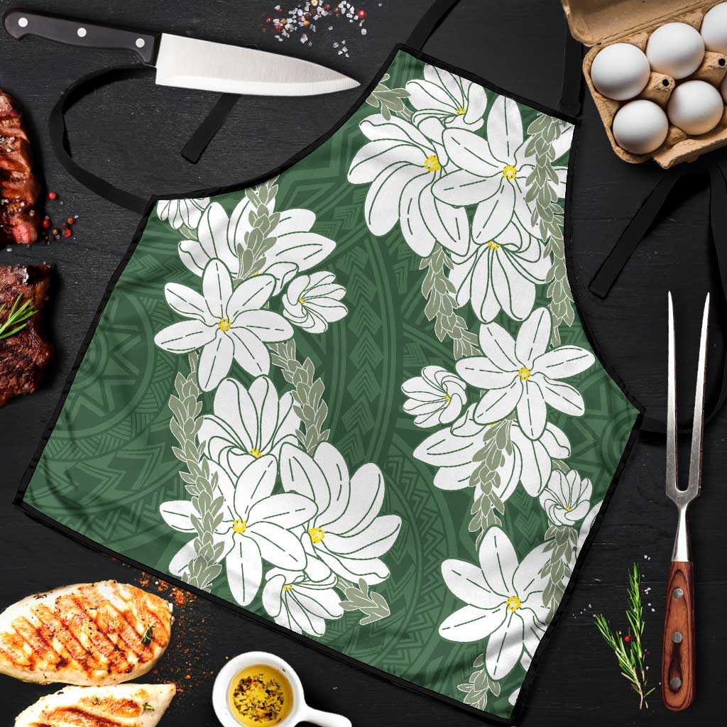 Ia Orana Tahiti Tiare Apron Sage Green Lei - Polynesian Pride